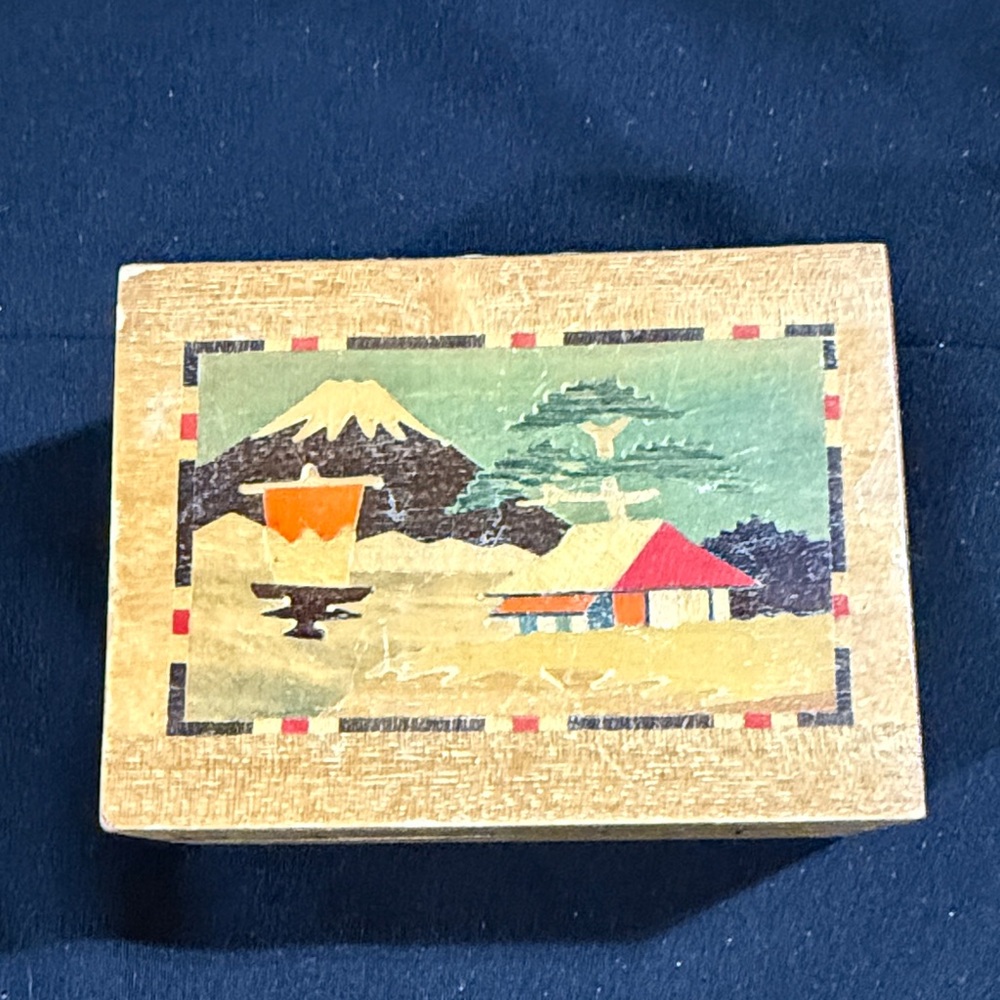 Vintage Japanese Puzzle Box